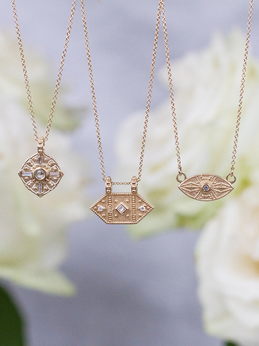 14K Nile Diamond Necklace
