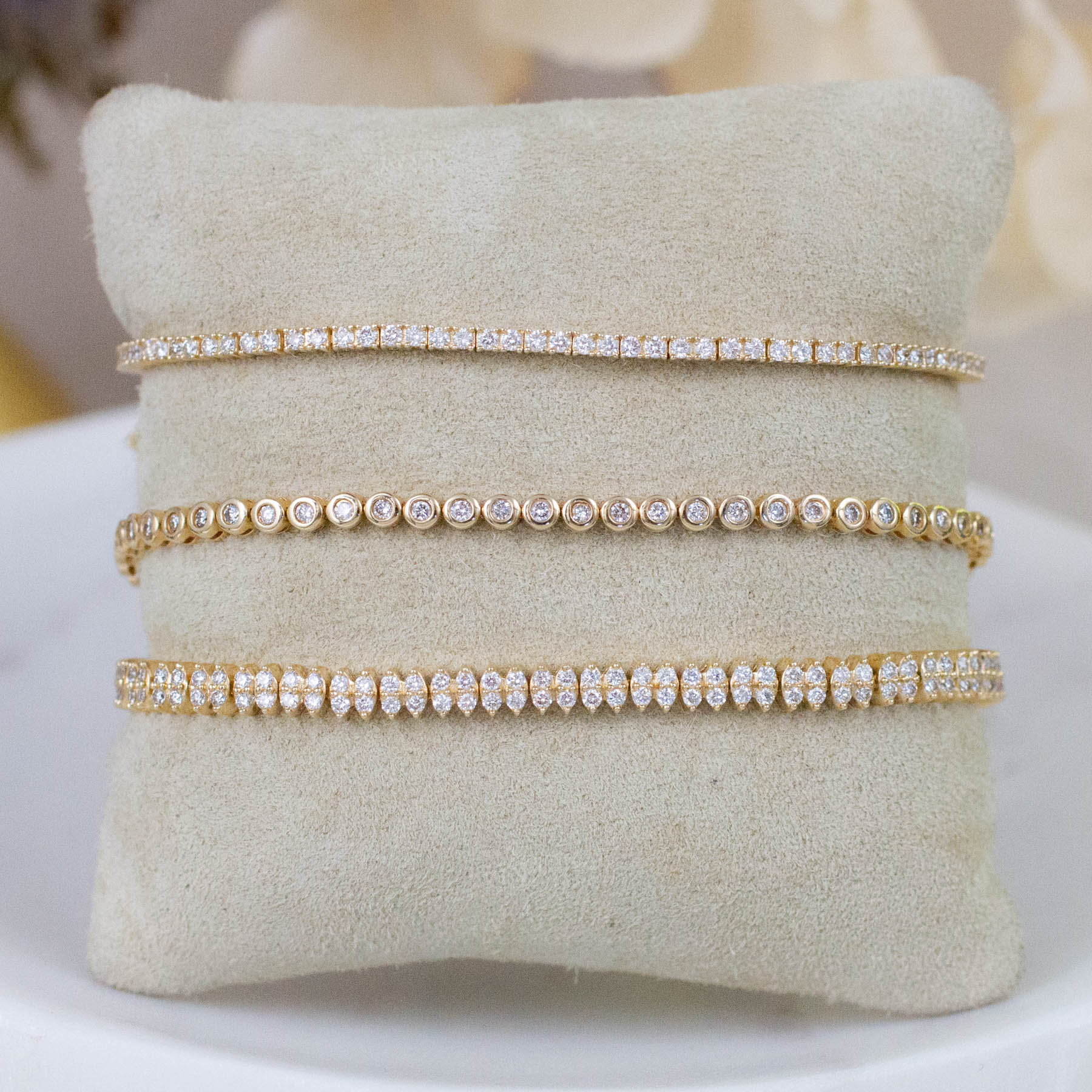 14K Diamond Tennis Bracelet
