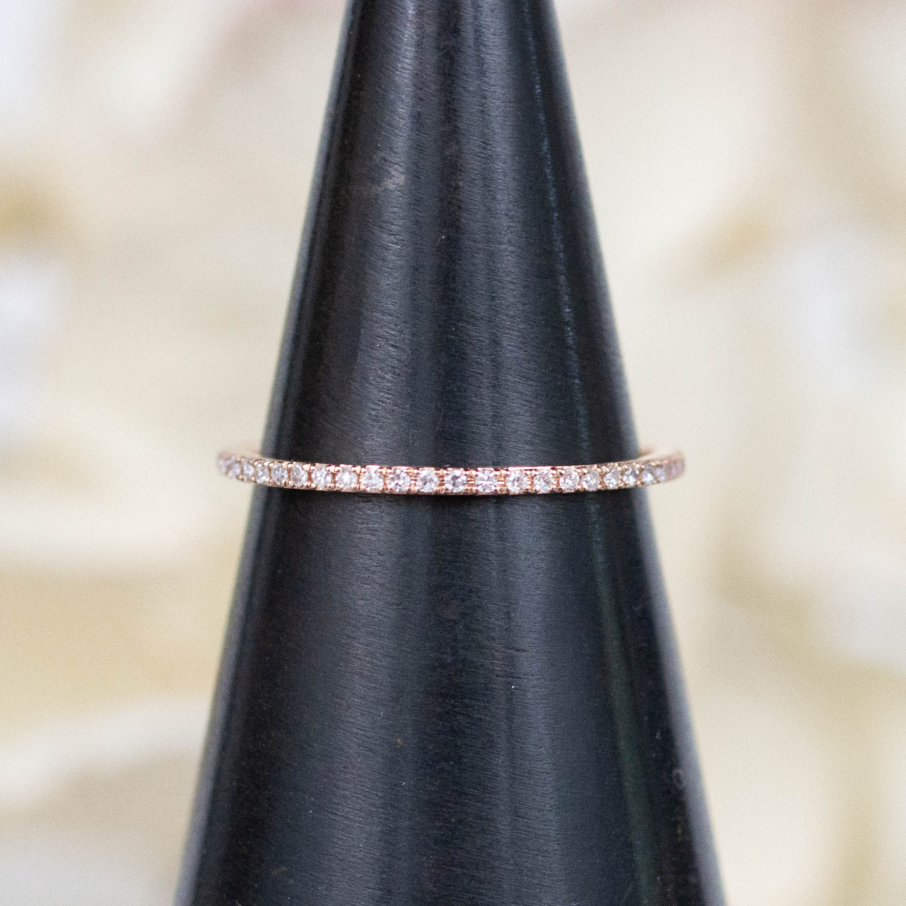 14K Diamond Eternity Band
