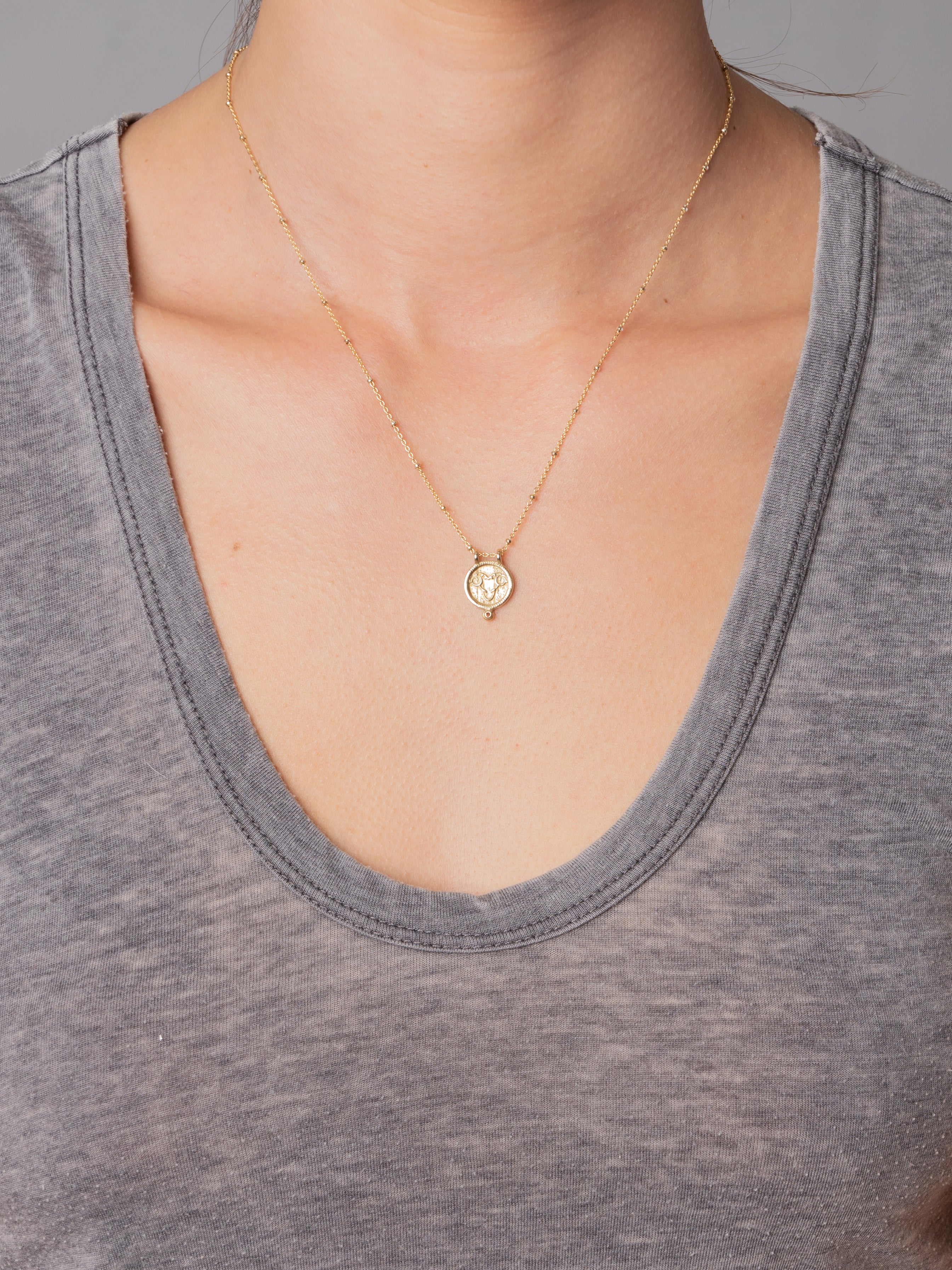 Zodiac Necklace - aries