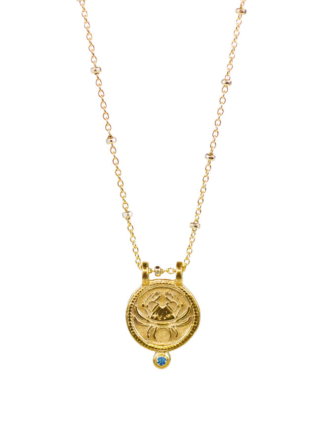 Cancer Necklace "nurturing & serene"