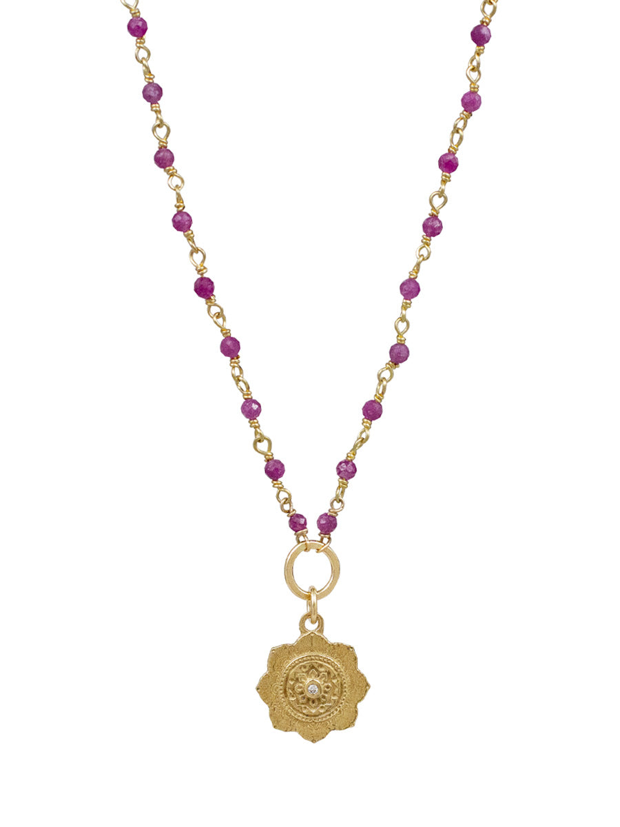 Harmonia Necklace - ruby