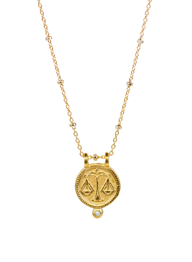 Libra Necklace "balanced & poised"